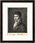 Alexander Von Humboldt German Scientist And Traveller Portrait Dated 18 April 1824 by Steuben Limited Edition Pricing Art Print