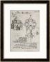 Designs For A Sacred Building And A Lock For A Chest by Leonardo Da Vinci Limited Edition Print