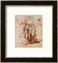 Lot And His Family, Pen And Ink Drawing by Rembrandt Van Rijn Limited Edition Print