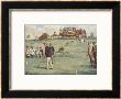 Golfers Golfing At The Royal Sydney Golf Club Links by Percy F.S. Spence Limited Edition Print