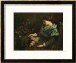 The Sleeping Spinner, 1853 by Gustave Courbet Limited Edition Print