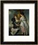 A Conversation Between Girls, Or Two Girls With Their Black Servant, 1770 by Joseph Wright Of Derby Limited Edition Print