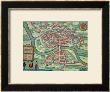 Map Of Bristol, From Civitates Orbis Terrarum By Georg Braun And Frans Hogenberg Circa 1572-1617 by Joris Hoefnagel Limited Edition Pricing Art Print