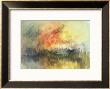 The Burning Of The Houses Of Parliament, 1834 by William Turner Limited Edition Print