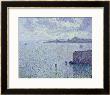 Sailing Boats In An Estuary, Circa 1892-93 by Thã©O Van Rysselberghe Limited Edition Print