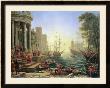 Seaport With The Embarkation Of St. Ursula by Claude Lorrain Limited Edition Print