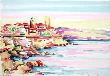 Village En Bord De Mer by Oliver Zlatku Limited Edition Print