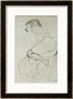 Female Nude, Turned To The Left, 1912-13 by Gustav Klimt Limited Edition Print