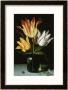 Tulips In A Glass Vase by Ambrosius Bosschaert The Elder Limited Edition Print