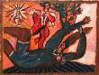 Second Cantique Des Cantiques Iv by Theo Tobiasse Limited Edition Print