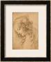 Study For The Face Of The Virgin Mary Of The Annunciation Now In The Louvre by Leonardo Da Vinci Limited Edition Print