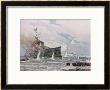 The Russian Cruiser Novik Is Sunk By The Japanese Cruiser Tschitole by C. Schon Limited Edition Pricing Art Print