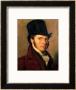 Portrait Of A Young Man In A Top Hat by Jacques-Laurent Agasse Limited Edition Print
