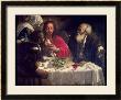 The Supper At Emmaus, Circa 1614-21 by Caravaggio Limited Edition Print