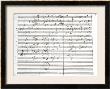 Score For The 3Rd Movement Of The 5Th Symphony by Ludwig Van Beethoven Limited Edition Print