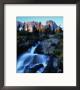 Waterfall With Mountains In Distance, Sierra Nevada, Ansel Adams Wilderness Area, Usa by Wes Walker Limited Edition Print