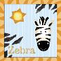 Safari Zebra by Smatsy Pants Limited Edition Print