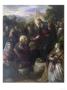 Christ Gives The Keys To St. Peter, Conserved At The Galleria Estense In Modena by Domenico Tintoretto Limited Edition Print