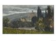 Sketch In Italy: Florence, Boboli Gardens And Cathedral, C.1880 by Karl Heffner Limited Edition Print