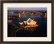 Aerial View Of Sydney Opera House And Sydney Harbour Bridge, New South Wales, Australia by John Borthwick Limited Edition Print