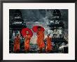 Novice Monks At Doi Kong Mu Temple, Mae Hong Son, Thailand by Alain Evrard Limited Edition Pricing Art Print