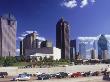 Downtown Skyline From Freeway, Dallas, Tx by Ralph Krubner Limited Edition Print