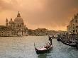 Sunset Over Grand Canal And Gondolier, Venice, Italy by Michael Howell Limited Edition Print