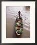 Floating Market Trader And Boat Laden With Vegetables, Phung Hiep, Mekong River Delta, Vietnam by Gavin Hellier Limited Edition Print