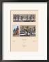 Italy, Venetian Gondoliers, Pages, Dwarves And Court Jesters by Racinet Limited Edition Print