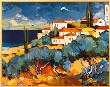 Seaside With Olive Trees by Alush Shima Limited Edition Print