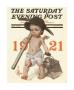New Year's Baby, C.1921: Off To Work by Joseph Christian Leyendecker Limited Edition Pricing Art Print