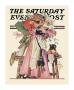 Stealing A Christmas Kiss, C.1933 by Joseph Christian Leyendecker Limited Edition Print