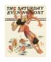 Diving In, C.1935 by Joseph Christian Leyendecker Limited Edition Print