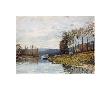 The Seine At Bougival by Alfred Sisley Limited Edition Print