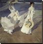 Stroll To The Edge Of The Sea by Joaquã­N Sorolla Y Bastida Limited Edition Print