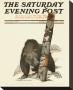 Black Bear With Totem Pole, C.1909 by Charles Livingston Bull Limited Edition Pricing Art Print