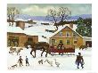 Farmyard In The Snow by Konstantin Rodko Limited Edition Print