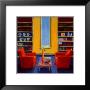 Orange Chairs In Library by Jeff Condon Limited Edition Pricing Art Print