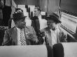 Dodger Players Roy Campanella And Sandy Amoros Engaging In A Conversation During Bus Trip by Francis Miller Limited Edition Print