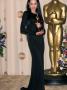 Angelina Jolie, Wearing Black Gown And Holding Her Oscar, In Press Room At Academy Awards by Mirek Towski Limited Edition Print