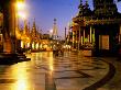 Dawn At Shwedagon Pagoda, Yangon, Myanmar (Burma) by Corey Wise Limited Edition Print