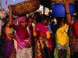 Women Balancing Fish Baskets At Fish Market On Sassoon Dock, Mumbai, Maharashtra, India by Dallas Stribley Limited Edition Print