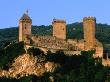 10Th Century Chateau Des Comtes De Foix, Foix, Midi-Pyrenees, France by Bill Wassman Limited Edition Print