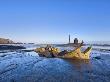 Admiral Von Tromp's Wreck And Black Nab At Low Tide In Saltwick Bay, Yorkshire, England, United Kin by Lizzie Shepherd Limited Edition Print