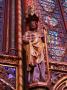 Statue Of Apostle In Upper Chapel Of Saint Chapelle, Paris, France by Martin Moos Limited Edition Print