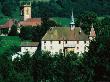 Buildings Of Town, Mieges, Franche-Comte, France by Bill Wassman Limited Edition Print