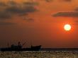 Ship At Sunset, Mozambique, 2005 by Ariadne Van Zandbergen Limited Edition Print