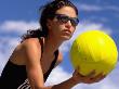 Portrait Of Woman With Volleyball by Philip-Jon Haarsma Limited Edition Print