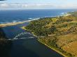 Aerial View Of The Umtamvuma River, Kwazulu-Natal, South Africa by Roger De La Harpe Limited Edition Print