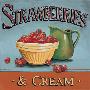 Strawberries & Cream by Gregory Gorham Limited Edition Pricing Art Print